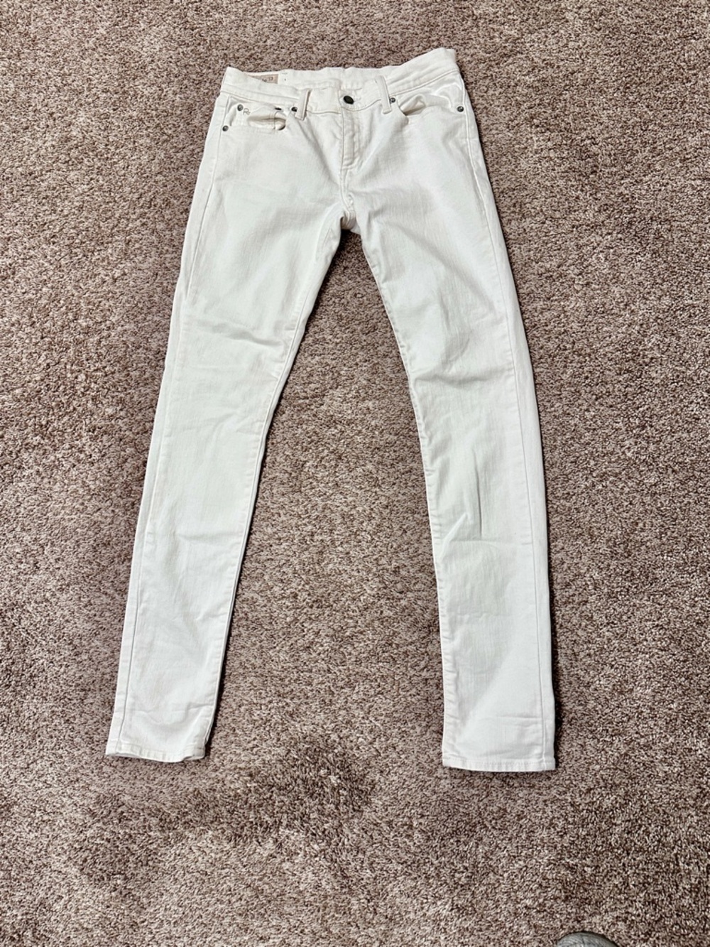 Polo by Ralph Lauren White Skinny Pants